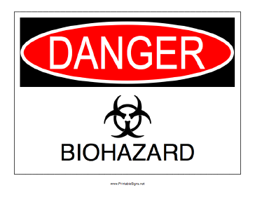 Biohazard Danger